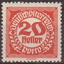 Austria 1920 Numbers 20 Red Scott J78. Austria 1920 Scott J78 Numbers. Uploaded by susofe